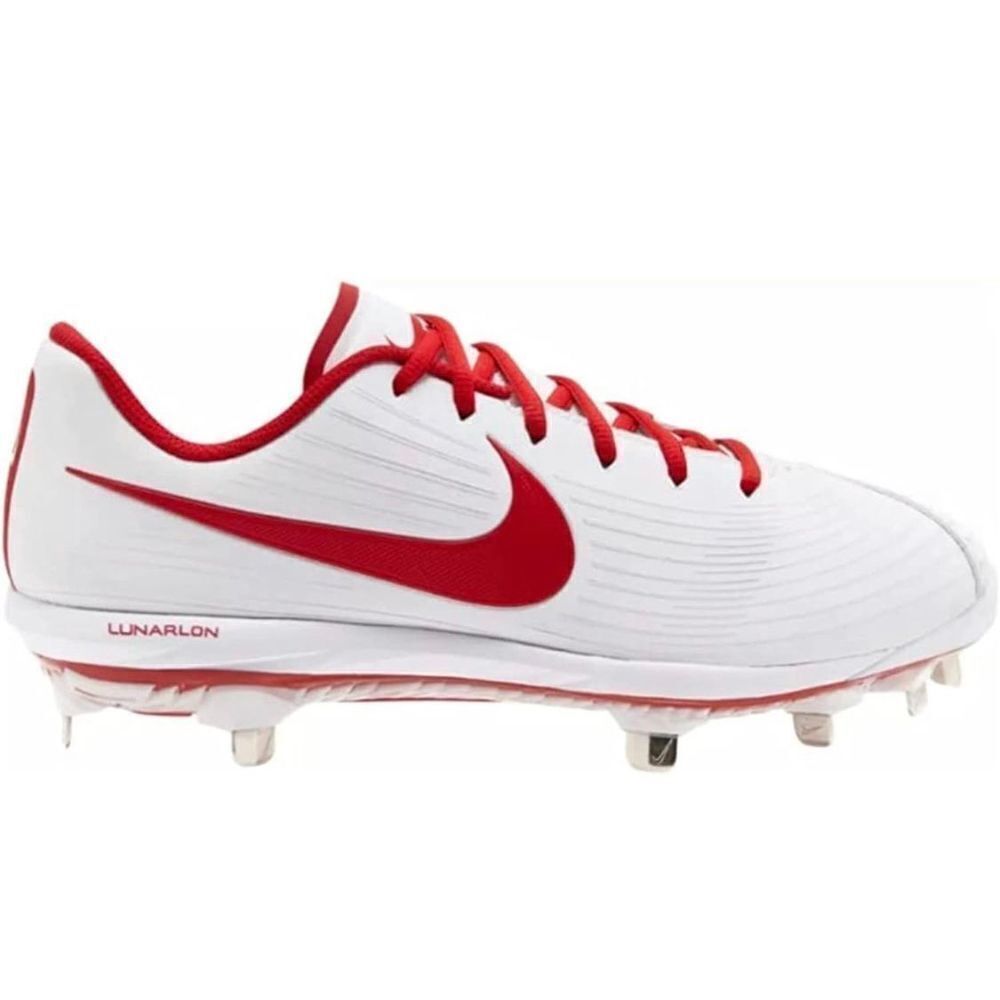 Nike Women’s‎ Cleats Lunarlon Size 8.5 White/Varsity Red New
